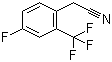 structure of CAS# 80141-94-2, 4-氟-2-(三氟甲基)苯乙腈