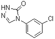 structure of CAS# 80240-38-6, 4-(3-氯苯基)-2,4-二氢-3H-1,2,4-三唑-3-酮