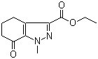 structure of CAS# 802541-13-5, 4,5,6,7-四氢-1-甲基-7-氧代-1H-吲唑-3-羧酸乙酯