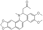 CAS 登录号：80330-39-8, 6-丙酮基二氢光花椒碱
