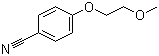 structure of CAS# 80407-66-5, 4-(2-Methoxyethoxy)benzonitrile