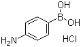 structure of CAS# 80460-73-7, 4-Aminophenylboronic acid hydrochloride