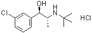 CAS 登录号：80478-42-8, (alphaR)-rel-3-氯-alpha-[(1R)-1-[(叔丁基)氨基]乙基]苯甲醇盐酸盐