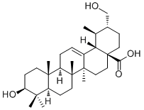 CAS 登录号：80489-65-2, 全草含茜草萜酸