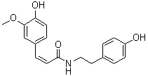 structure of CAS# 80510-09-4, 顺式-N-阿魏酰酪胺