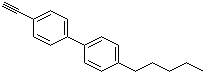 structure of CAS# 80563-43-5, 4-戊基联苯乙炔