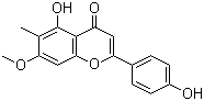 CAS # 80621-54-1, 8-Demethylsideroxylin, 5-Hydroxy-2-(4-hydroxyphenyl)-7-methoxy-6-methyl-4H-1-benzopyran-4-one
