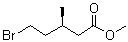 CAS 登录号：80654-39-3, (S)-5-溴-3-甲基戊酸甲酯
