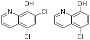 CAS 登录号：8067-69-4, 哈喹诺, 三合氯喹啉, 5,7-二氯-8-羟基喹啉与 5-氯-8-羟基喹啉混合物
