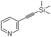 structure of CAS# 80673-00-3, 3-[(Trimethylsilyl)ethynyl]pyridine