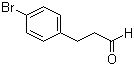 structure of CAS# 80793-25-5, 3-(4-Bromophenyl)propionaldehyde
