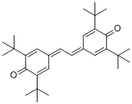 structure of CAS# 809-73-4, 4,4'-(1,2-Ethanediylidene)bis(2,6-bis(1,1-dimethylethyl)-2,5-cyclohexadien-1-one)