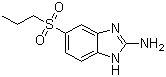 CAS # 80983-34-2, 2-Amino-5-propylsulphonylbenzimidazole, 6-Propylsulfonyl-1H-benzoimidazol-2-amine, 2-Amino-5-n-propylsulphonylbenzimidazole