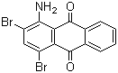 structure of CAS# 81-49-2, 1-Amino-2,4-dibromoanthraquinone