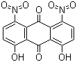 structure of CAS# 81-55-0, 1,8-二羟基-4,5-二硝基蒽醌