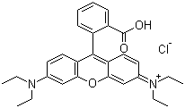 structure of CAS# 81-88-9, Rhodamine B