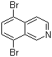 structure of CAS# 81045-39-8, 5,8-Dibromoisoquinoline