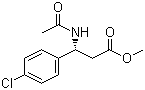 CAS 登录号：810670-03-2, (R)-N-乙酰基-4-氯-beta-苯丙氨酸甲酯, (R)-3-乙酰氨基-3-(4-氯苯基)丙酸甲酯