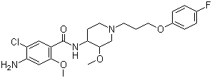 structure of CAS# 81098-60-4, Cisapride