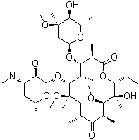 structure of CAS# 81103-14-2, 11-O-甲基克拉霉素