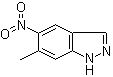 structure of CAS# 81115-43-7, 6-Methyl-5-nitro-1H-indazole
