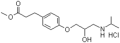 structure of CAS# 81161-17-3, 盐酸艾司洛尔