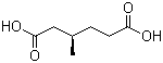 CAS 登录号：81177-02-8, (R)-3-甲基己二酸