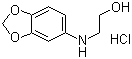 CAS # 81329-90-0, N-Hydroxyethyl-3,4-methylenedioxyaniline hydrochloride