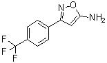 structure of CAS# 81465-84-1, 3-[4-(三氟甲基)苯基]-5-异恶唑胺
