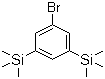 structure of CAS# 81500-92-7, 1-Bromo-3,5-bis(trimethylsilyl)benzene