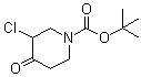 CAS 登录号：815575-86-1, 3-氯-4-氧代哌啶-1-羧酸叔丁酯