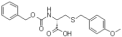structure of CAS# 816446-81-8, S-(4-甲氧基苄基)-N-苄氧羰基-D-半胱氨酸