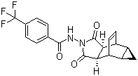 CAS # 816458-31-8, Tecovirimat, rel-N-[(3aR,4R,4aR,5aS,6S,6aS)-3,3a,4,4a,5,5a,6,6a-Octahydro-1,3-dioxo-4,6-ethenocycloprop[f]isoindol-2(1H)-yl]-4-(trifluoromethyl)benzamide