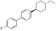 structure of CAS# 81793-57-9, 4-(反式-4-乙基环己基)-4'-氟联苯