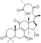 structure of CAS# 81907-62-2, 灵芝酸 A