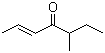 structure of CAS# 81925-81-7, 5-甲基-2-庚烯-4-酮