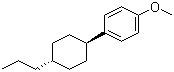 structure of CAS# 81936-32-5, 1-甲氧基-4-(反式-4-丙基环己基)苯