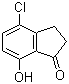 structure of CAS# 81945-10-0, 4-氯-7-羟基茚满-1-酮