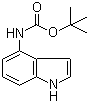 structure of CAS# 819850-13-0, 1H-吲哚-4-氨基甲酸叔丁酯