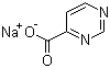 structure of CAS# 819850-18-5, 4-Pyrimidinecarboxylic acid sodium salt
