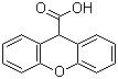 structure of CAS# 82-07-5, Xanthene-9-carboxylic acid