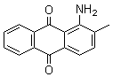 structure of CAS# 82-28-0, 1-Amino-2-methyl-9,10-anthracenedione