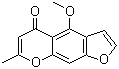 structure of CAS# 82-57-5, 甲氧呋豆素