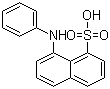 structure of CAS# 82-76-8, 8-Anilino-1-naphthalenesulfonic acid