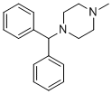 structure of CAS# 82-92-8, Cyclizine