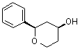 structure of CAS# 82065-19-8, 顺式-2-苯基四氢-2H-吡喃-4-醇