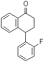 structure of CAS# 82101-34-6, 4-(2-氟苯基)-3,4-二氢-1(2H)-萘酮