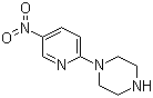 structure of CAS# 82205-58-1, 1-(5-硝基吡啶-2-基)哌嗪