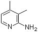 structure of CAS# 823-39-2, 2-氨基-3,4-二甲基吡啶