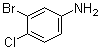 structure of CAS# 823-54-1, 3-Bromo-4-chloroaniline